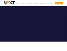 Tablet Screenshot of nextgenclubs.com